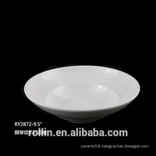 porcelain round-shaped bowl deep soup bowls 375ml